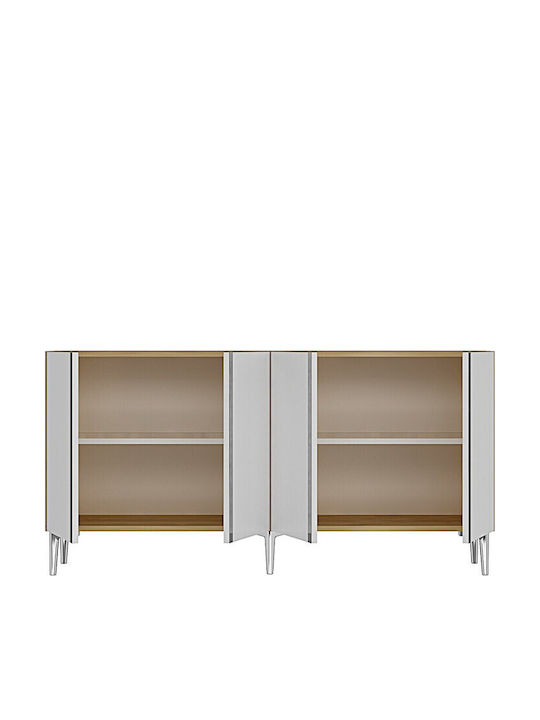 TV-Ständer Weiß M150xP32xH75cm