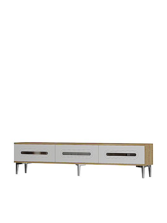 Brown TV Stand L180xD30xH41cm