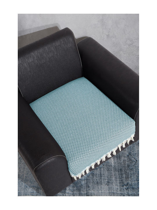 SteweHome Armchair Throw 70x95cm Petrol
