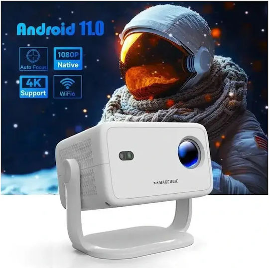 Magcubic Mini Projector LCD Full HD με Wi-Fi και Ενσωματωμένα Ηχεία