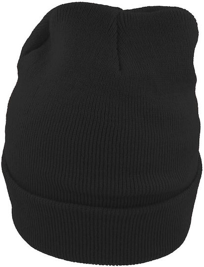 Wind 863 Ανδρικός Beanie Σκούφος σε Μαύρο χρώμα