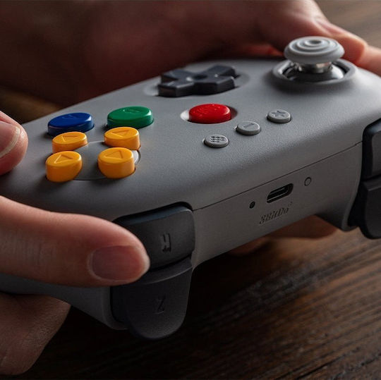 8Bitdo 64 Gamepad Wireless Pentru Switch 2 Gri