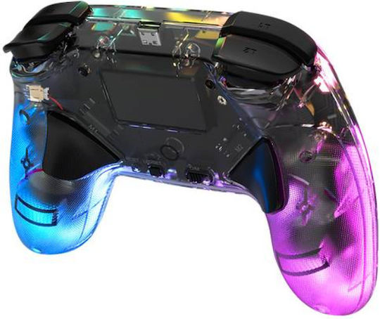 Dragonshock Orion Glow RGB Wireless Gamepad pentru Switch Transparent
