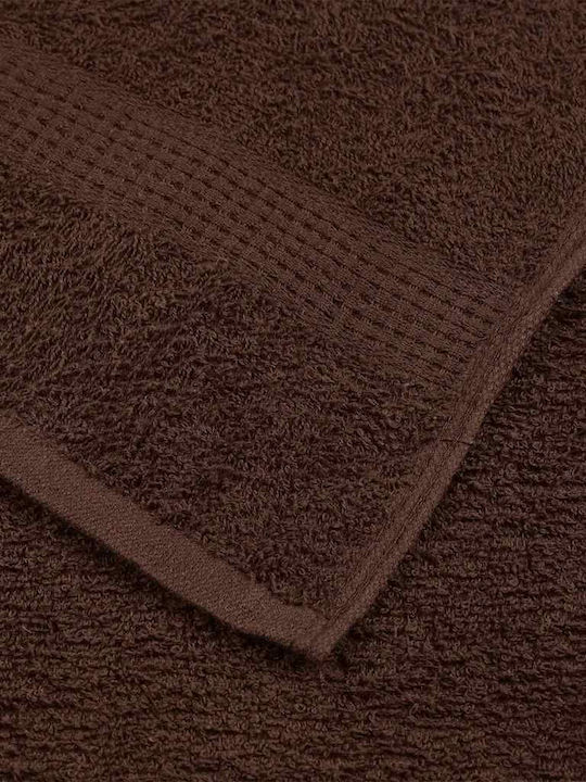 vidaXL Πετσέτα Σώματος 70x140εκ. Καφέ 2τμχ