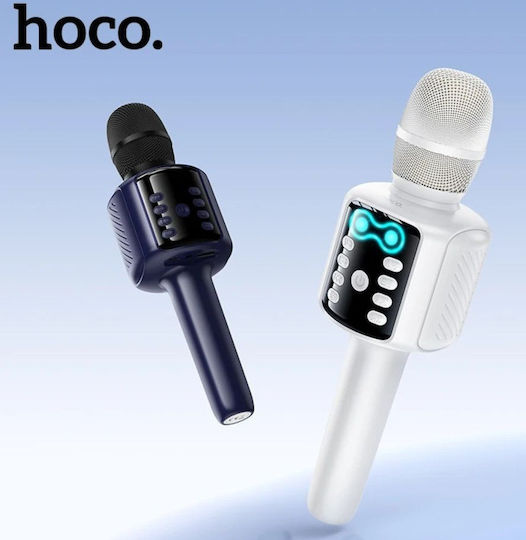 Hoco Μικρόφωνο Karaoke Ασύρματο L24 Λευκό