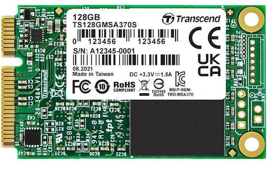 Transcend MSA370S SSD 128ГБ mSATA SATA III TS128GMSA370S