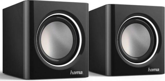 HAMA Sonic Mobil 185 Computerlautsprecher 2.0 mit Leistung 3W in Schwarz Farbe