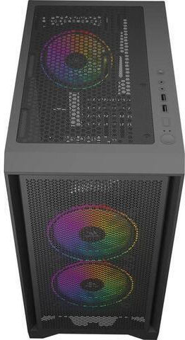 Redragon Paktis 2 GC-540 Gaming Мини Кула Кутия За Компютър Със Страничен Прозорец И ARGB Осветление Черна