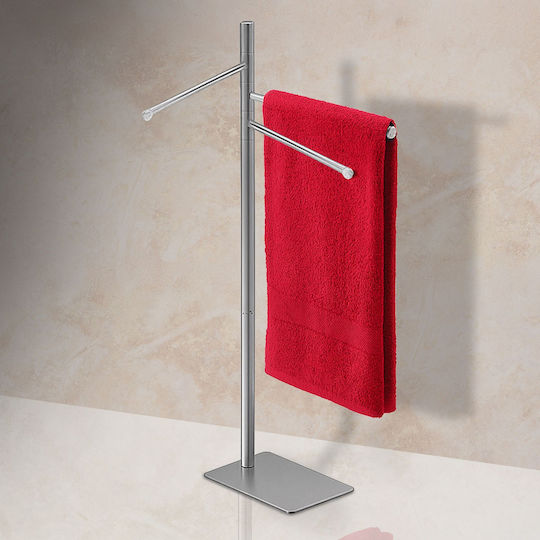 Relaxdays Suport Prosoape 83x33.5cm Inox Gri