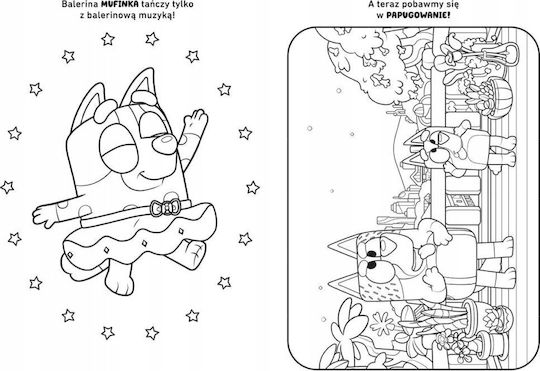 Harpercollins What Fun Bluey Happy Colouring Page 86350