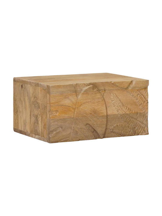 Wooden Brown Bedside Table 40x30x20cm