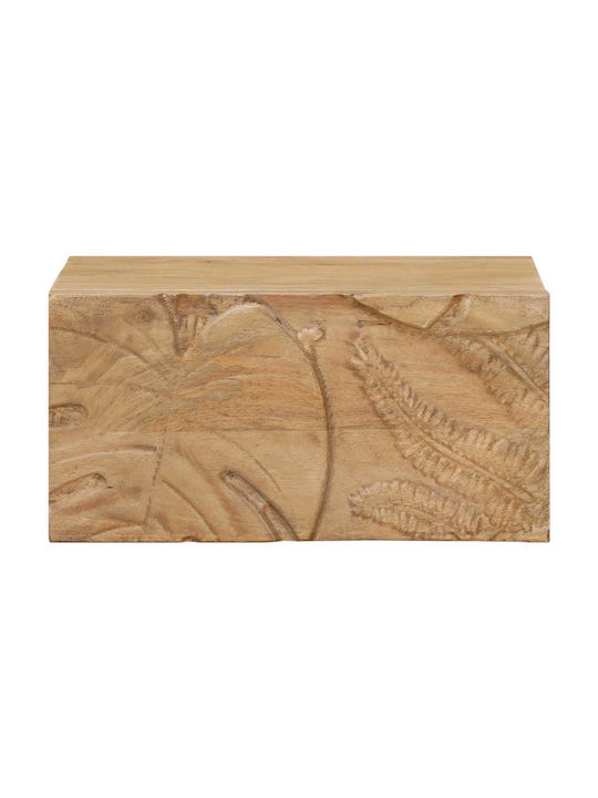 Wooden Brown Bedside Table 40x30x20cm