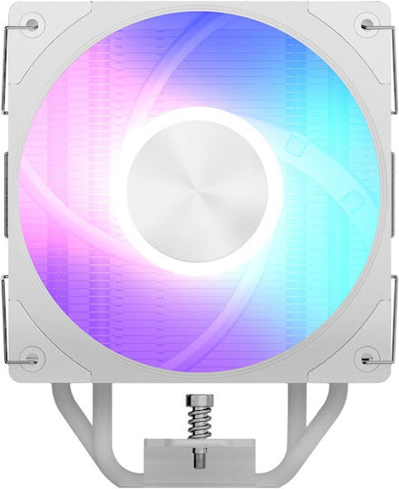 Modecom Volcano 0C T202 LCD CPU Cooler for Socket AM4/AM5/1200/1700 with ARGB Lighting White