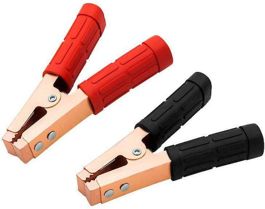 XTREME Крокодилки DM-712 Крокодилски клещи 500A Черно/Червено 2бр