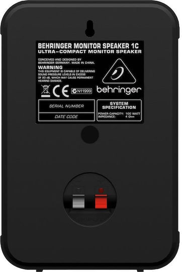 Behringer 1c-bk Пасивен Стенна Тонколона 100W (Брой) Черно