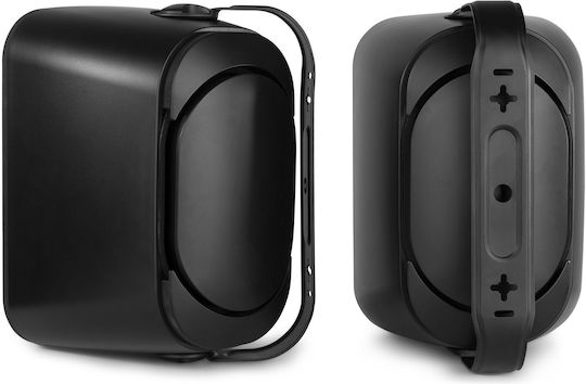 BD50 Wand-Installationslautsprecher mit Bluetooth Paar 17x26x16cm Schwarz