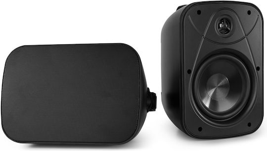 BD50 Wand-Installationslautsprecher mit Bluetooth Paar 17x26x16cm Schwarz