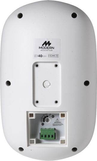 Modern Acoustics Παθητικό Επιτοίχιο Ηχείο 30W (Τεμάχιο) Λευκό
