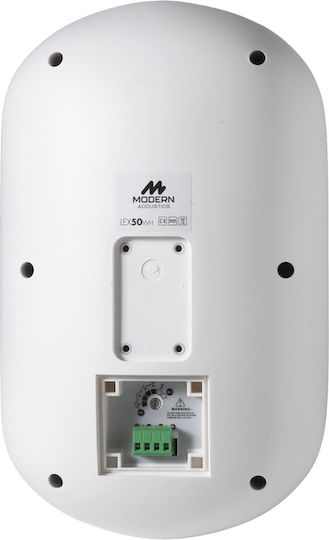 Modern Acoustics Παθητικό Επιτοίχιο Ηχείο 50W (Τεμάχιο) Λευκό