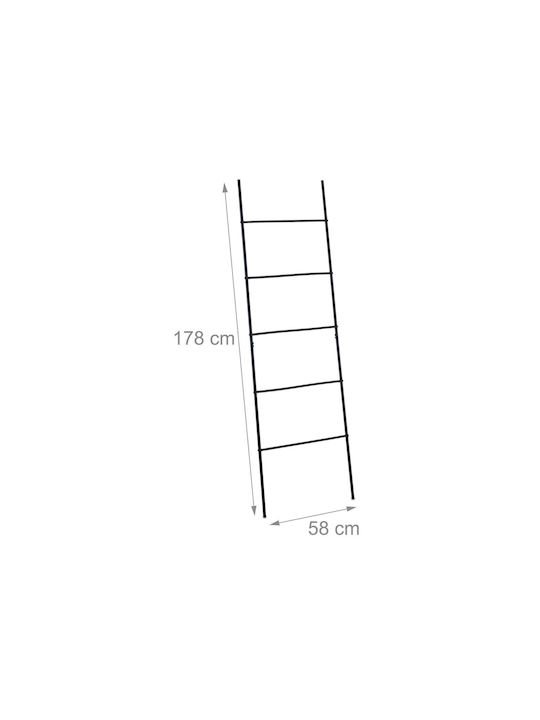 Relaxdays Floor Standing Inox Black