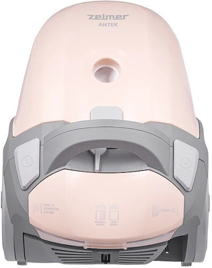 Zelmer ZVC352 Electric Vacuum Cleaner 900W Bagged 3.5lt Pink