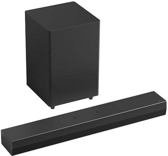 LG S30A Soundbar 2.1 Bluetooth και HDMI με Τηλεχειριστήριο Μαύρο
