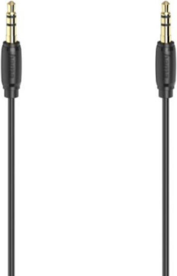 HAMA Cablu Audio Jack 3,5 mm Male - 3,5 mm Male Negru 3m 00205263
