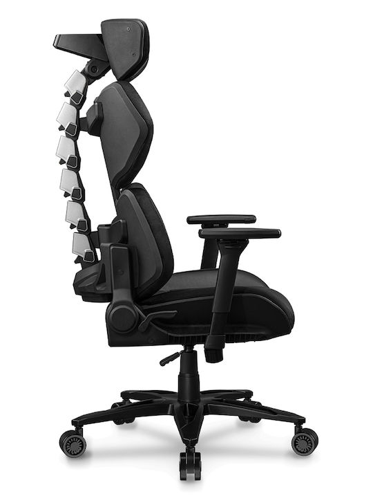Cougar Terminator Elite High‑End Exoskeleton Καρέκλα Gaming Δερματίνης με Ρυθμιζόμενα Μπράτσα Μαύρη