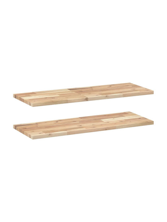 vidaXL Ράφι Βιβλιοθήκης από Μασίφ Ξύλο 100x30x2cm 327937 vidaXL Ράφι Βιβλιοθήκης από Μασίφ Ξύλο 100x30x2cm 327937