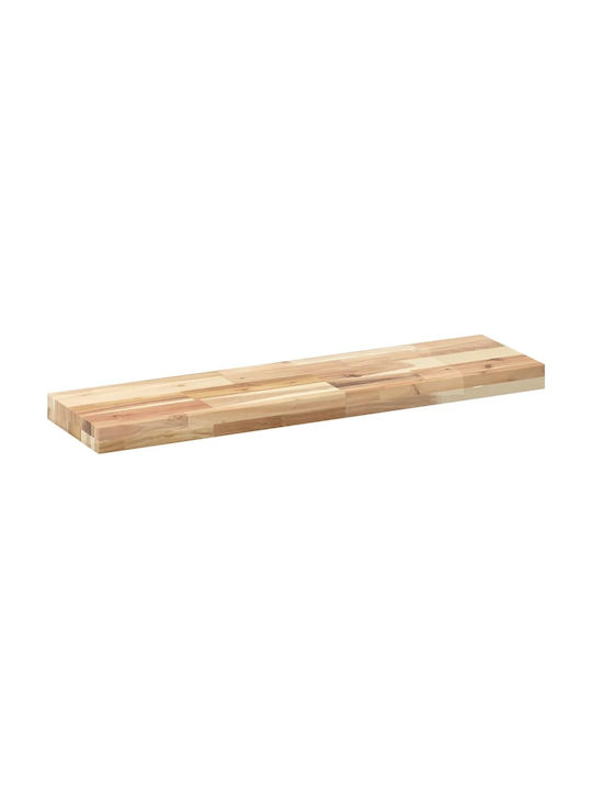 vidaXL Rectangular Bookcase Shelf Made of Solid Wood in Brown Colour 100x20x4cm 3279428 2 Pieces