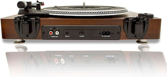 Roadstar TT-260SPK Πικάπ με Προενίσχυση και Ενσωματωμένα Ηχεία Καφέ