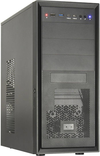 Inter-Tech 8862 Midi-Turm Computergehäuse Schwarz