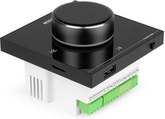Power Dynamics PowerlineB100B Integrierter Kommerzieller Verstärker 4.0 Kanäle 25W/4Ω 20W/8Ω mit 1 Zone und USB/Bluetooth Verbindungen