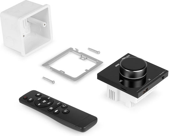 Power Dynamics PowerlineB100B Integrierter Kommerzieller Verstärker 4.0 Kanäle 25W/4Ω 20W/8Ω mit 1 Zone und USB/Bluetooth Verbindungen