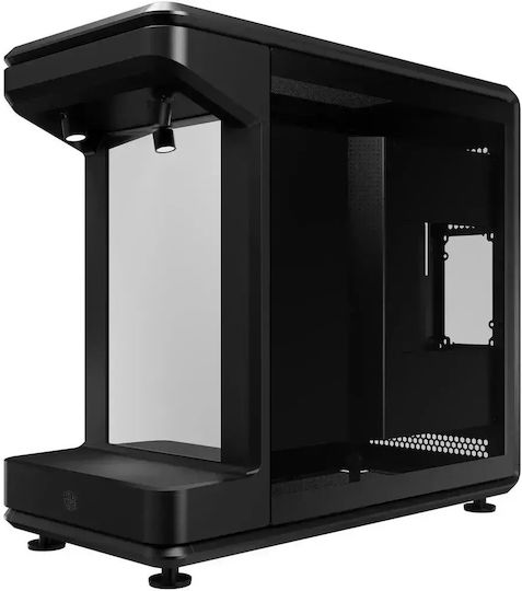 CoolerMaster MasterFrame 360 Gaming Midi-Turm Computergehäuse mit Seitenfenster Schwarz
