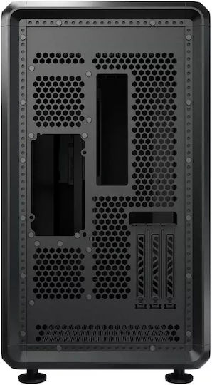 CoolerMaster MasterFrame 360 Gaming Midi-Turm Computergehäuse mit Seitenfenster Schwarz