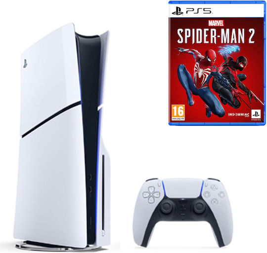 Sony PlayStation 5 Slim 1TB & Spiderman 2
