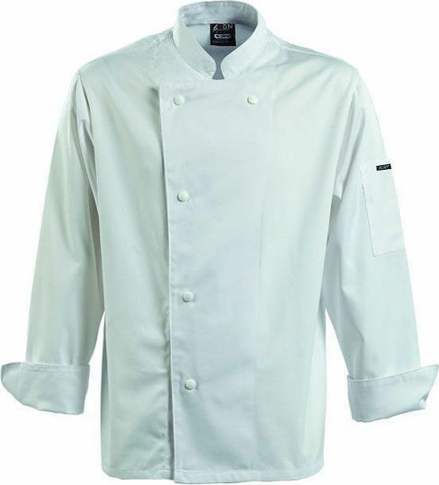 Mantel Koch Unisex Weiß mit Langärmelig Basil