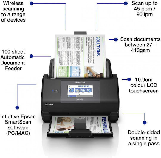 Epson WorkForce ES590W Scanner A4