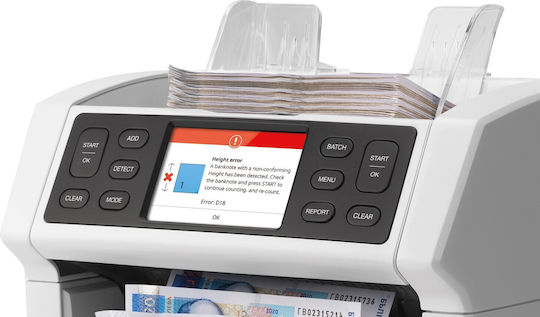 Safescan 2865-S Money Counter with Speed 1500 Banknotes per Minute