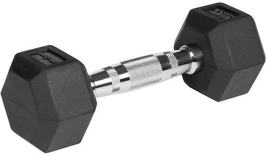 Rebel Set Haltere Hexagonale din Cauciuc 2 x 3kg