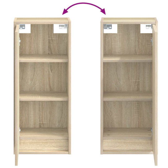 vidaXL Ντουλάπι Μπάνιου 35x20x81cm Sonoma
