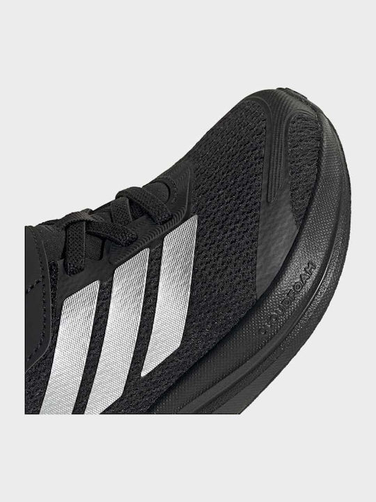 Runfalcon Kids Sports Shoes Running With Hoop & Loop Closure Black