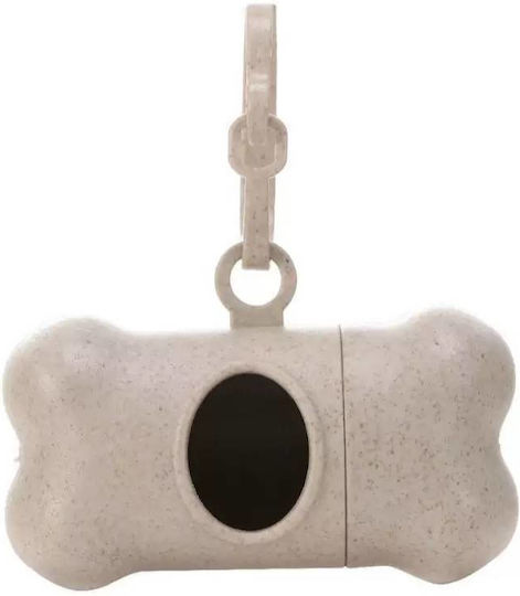 Om Bone Case Dog Excrement Removal Bags Yellow