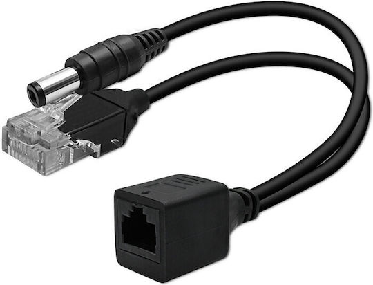 Qoltec Poe Power Adapter Lan Rj-45 5,5*2,1 Mm