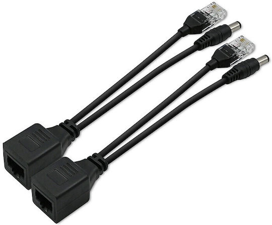 Qoltec Poe Power Adapter Lan Rj-45 5,5*2,1 Mm