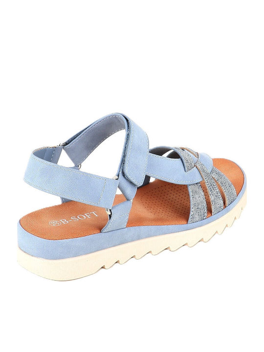Summer Women's Platforms Blue 48/5395-63_BLUE