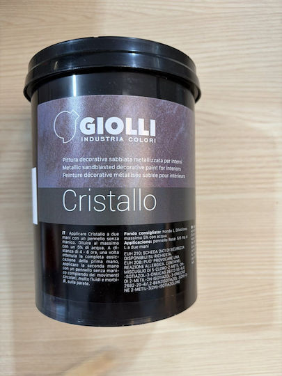 Giolli Paint for Faux Finishes 322 Cristallo Silver 1lt 0432200.010