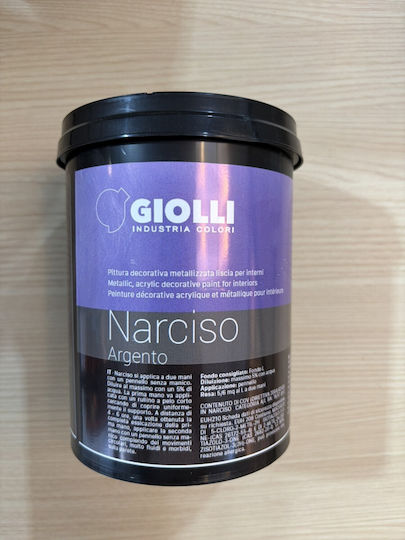Giolli Χρώμα Τεχνοτροπίας Ασημί 1lt 0422801.010