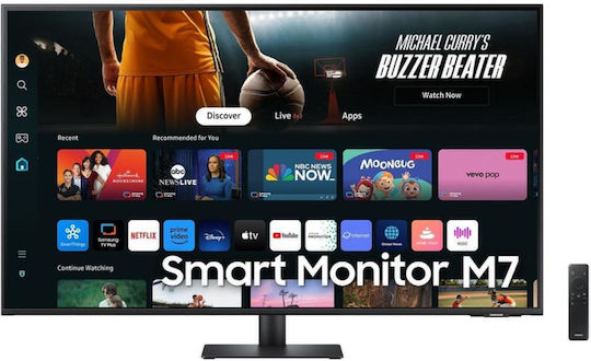 Samsung LS32FM703UUXDU VA Smart Monitor 32" 4K 3840x2160 with Response Time 4ms GTG White